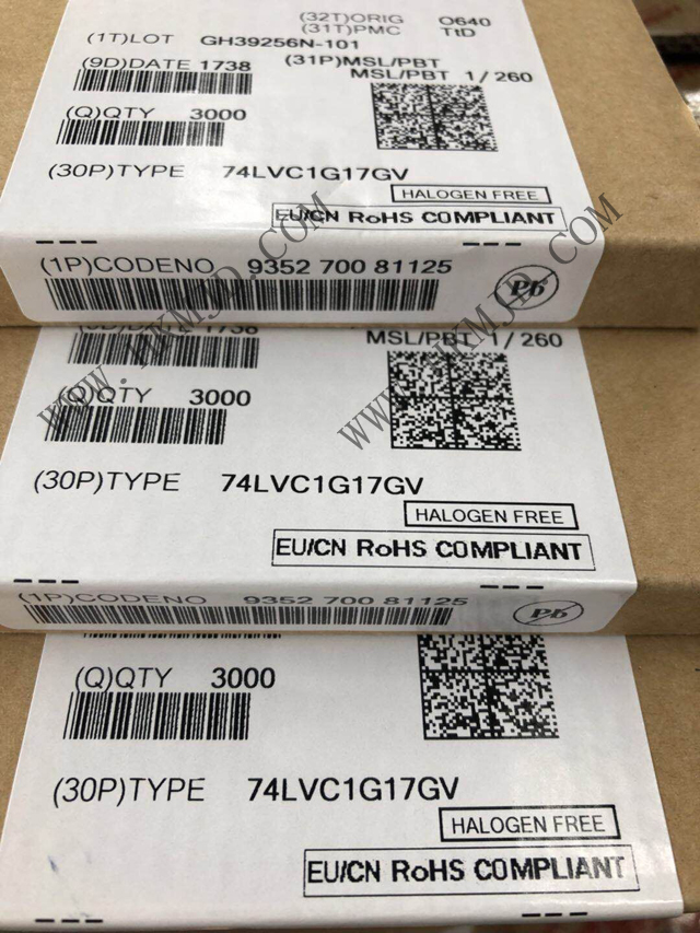 NXP 74LVC1G17GV 邏輯緩沖器，驅(qū)動器，接收器，收發(fā)器