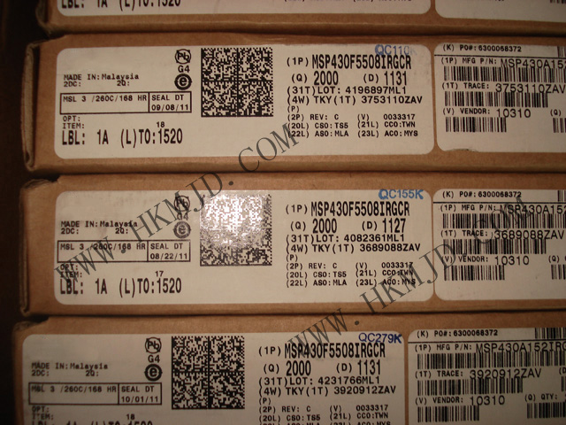 MSP430 MCU MSP430F5508IRGCR 超低功耗16位微控制器，適用于各種應(yīng)用