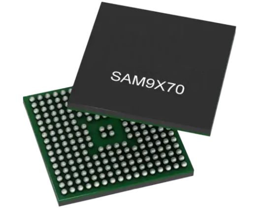 Microchip SAM9X75-I/4PB超低功耗微處理器（MPU） 、運(yùn)行頻率高達(dá)800MHz。