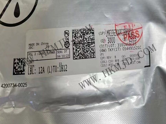 全新原裝供應(yīng)汽車(chē)芯片 LMR33630APCQRNXRQ1 3A 同步降壓轉(zhuǎn)換器