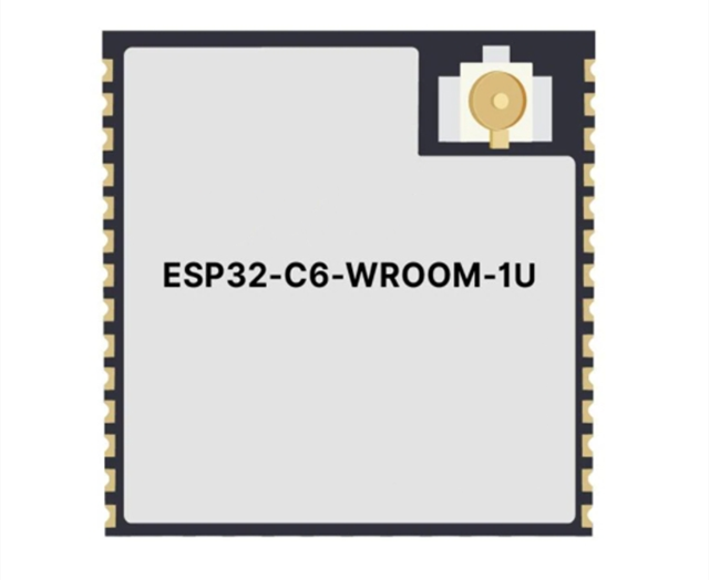 功能強大的ESP32-C6-WROOM-1U-N8 通用型Wi-Fi、IEEE 802.15.4和藍牙LE模塊