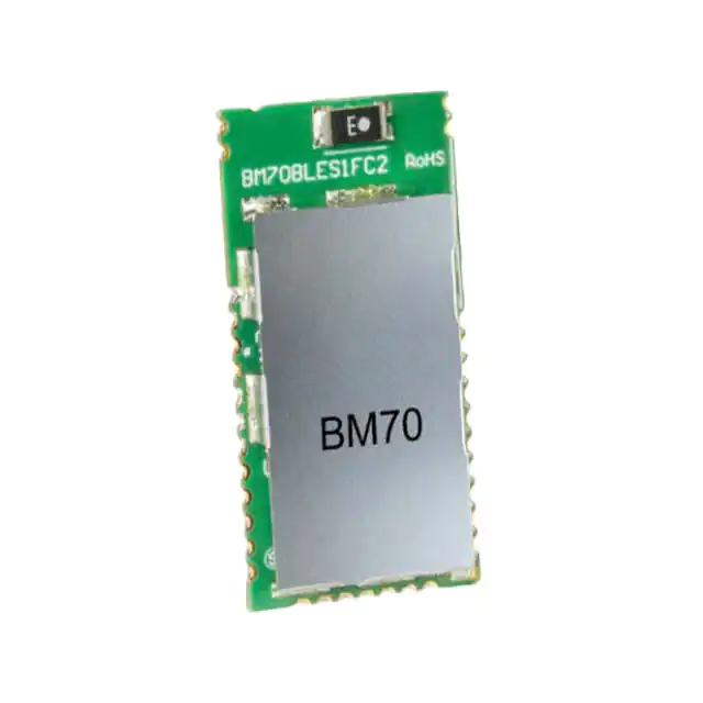 分銷藍牙低功耗模塊（BM70BLES1FC2-0002AA）藍牙 4.2 BLE 屏蔽式，天線