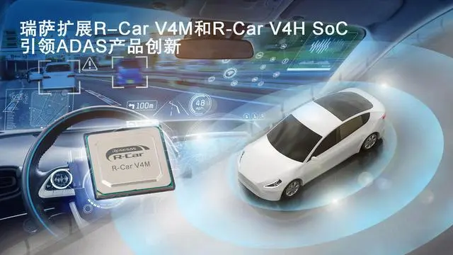 瑞薩推出高能效第四代R-Car車用SoC—R-Car V4M系列，引領(lǐng)ADAS產(chǎn)品創(chuàng)新