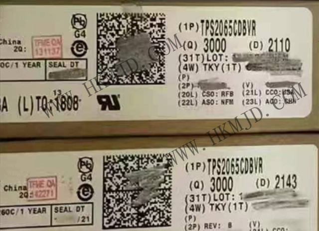 明佳達(dá)電子 —— 供應(yīng) [TI] TPS2065CDBVR 電源開關(guān) IC - 限流，配電開關(guān)
