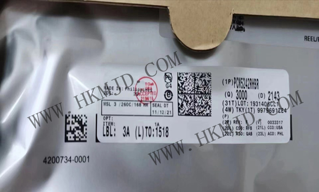 PCM5242RHBR (TI) 4.2VRMS DirectPath?、32 位、384kHz、114dB 音頻立體聲 DAC