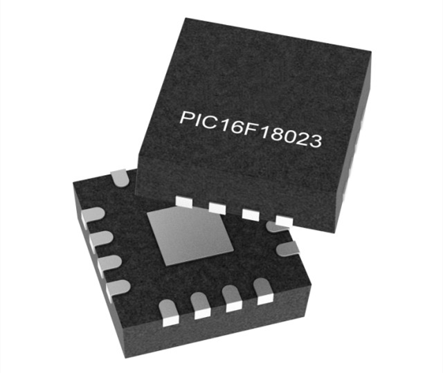 Microchip PIC16F18023-I/MG MCU：32MHz、8位PIC16F微控制器（3.5KB閃存）QFN-16