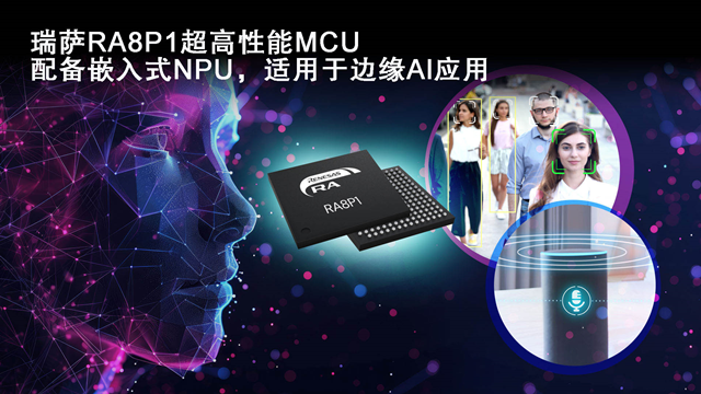 瑞薩電子推出搭載AI加速功能的1GHz微控制器， 樹立MCU性能新標(biāo)桿
