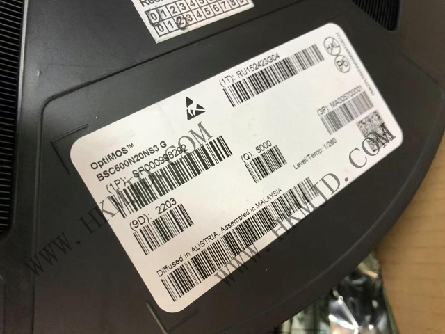 供應(yīng) 英飛凌 BSC500N20NS3G 200V OptiMOS? 3 N溝道功率MOSFET晶體管