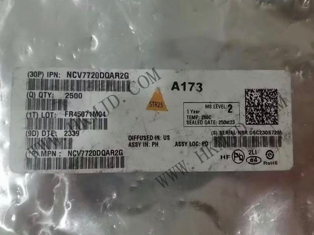 [出售] NCV7720DQAR2G（ON）十通道 Deca 半橋驅(qū)動(dòng)器，SSOP-24