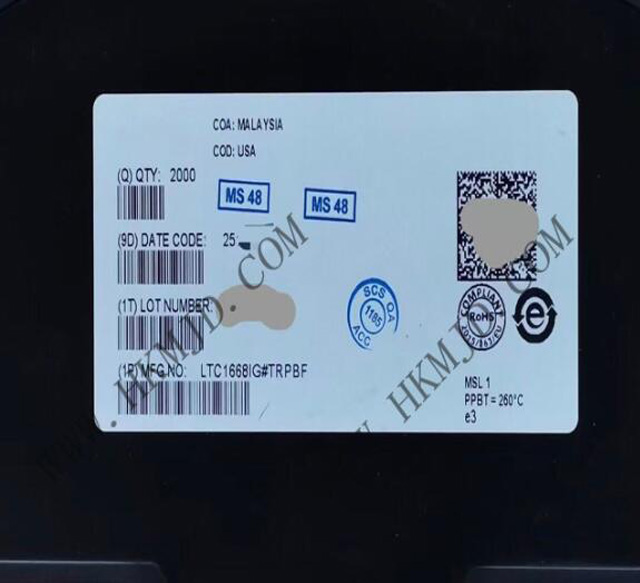 [出售] LTC1668IG (ADI) 16位，50Msps 差分電流輸出數(shù)模轉(zhuǎn)換器